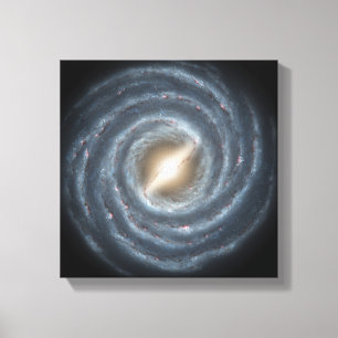 Lienzo Una vista de nuestra propia galaxia de la vía