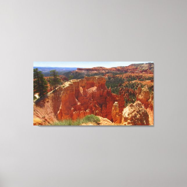 Lienzo Una vista desde el borde: un hoodoo (Anverso)