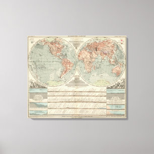 Lienzo Und Tiefen - mapa de Hohen del atlas de los cielos