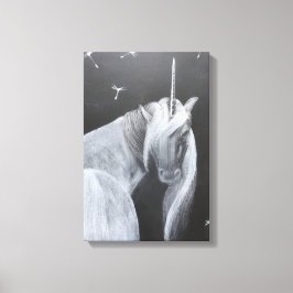 Lienzo Unicorn & Dandelion canvas print