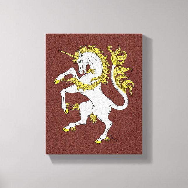 Lienzo Unicorn Rampant (Anverso)