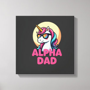 Lienzo Unicornio Divertido Papá Laufey Hombres Día del Pa