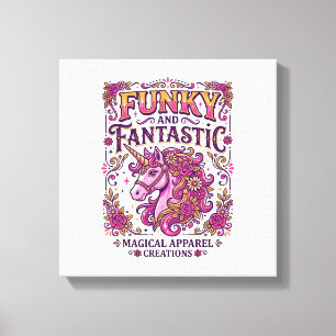 Lienzo Unicornio Divertido y Fantástico Diseño con Estilo
