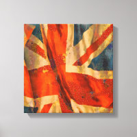 Unión de estilo Grunge Jack Bandera Británica onde