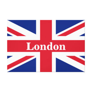 Lienzo Union Jack London ~ British Flag Canvas Print