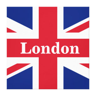 Lienzo Union Jack London ~ British Flag Canvas Print