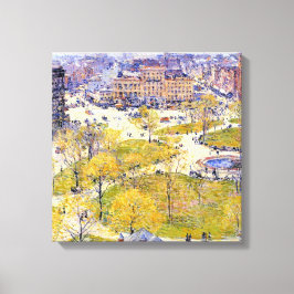 Lienzo Union Square en primavera por Frederick Childe Has