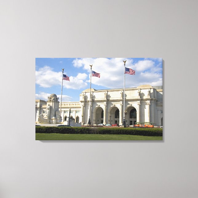 Lienzo Union Station en Washington, D.C. (Anverso)