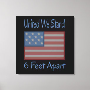 Lienzo United We Stand 6 Feed Apart Bandera De Estados Un