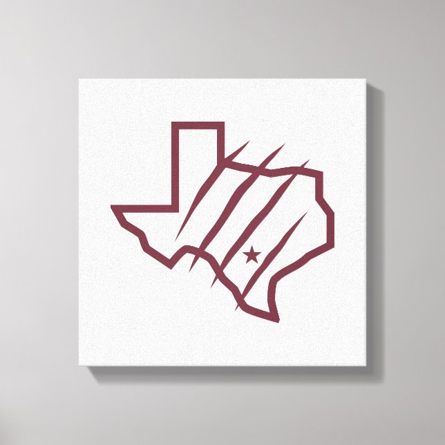Lienzo Universidad A&M de Texas-San Antonio | Logo estata (Anverso)
