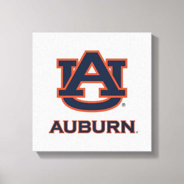 Lienzo Universidad Auburn | AU Auburn (Anverso)