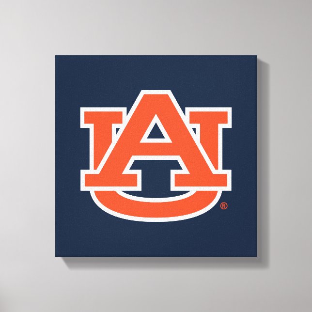 Lienzo Universidad Auburn | Logo de Auburn UA (Anverso)