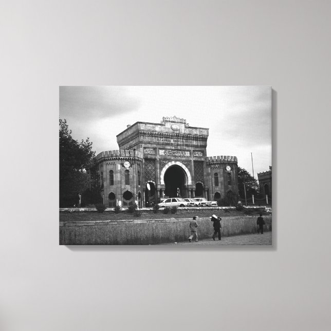 Lienzo Universidad de Estambul en Turquía (Anverso)