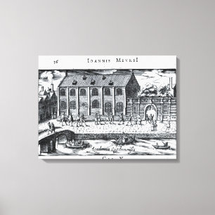 Lienzo Universidad de Leiden, 'una Atenas holandesa