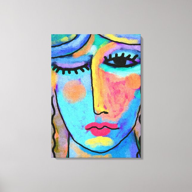 Lienzo Uno de esos días resume pintura digital (Anverso)