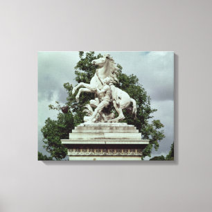 Lienzo Uno de los dos 'Caballos Marly', 1739-45