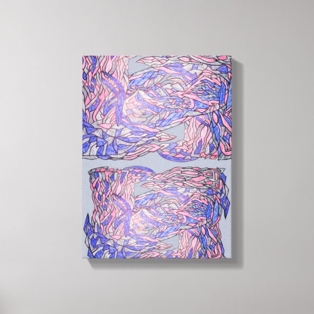 Lienzo Unstructured Grace Abstract Movement Art (Anverso)