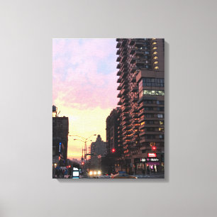 Lienzo Upper West Side Sunset NYC New York Photo Art