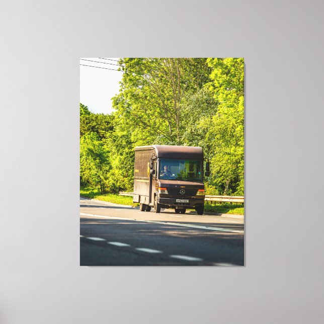 Lienzo UPS en movimiento (Anverso)