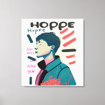 Urban Hope - Ilustración de retrato abstracto