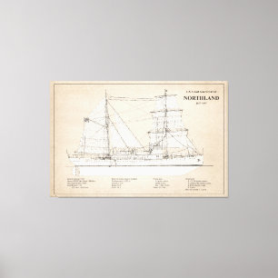 Lienzo USCG Cutter Northland wpg-49 - SBD