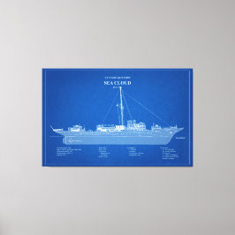 Lienzo USCG Cutter Sea Cloud wpg-284 - ABD