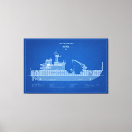 Lienzo USCG Cutter Spar wlb-206 - ABD