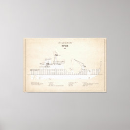 Lienzo USCG Cutter Spar wlb-206 - SBD