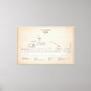 Lienzo USCG Cutter Spar wlb-206 - SBD