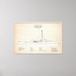 Lienzo USCG Cutter Spencer wpg-36 - SBD
