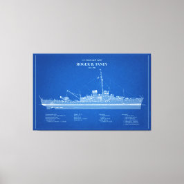 Lienzo USCG Roger B. Taney whec-37 - ABD