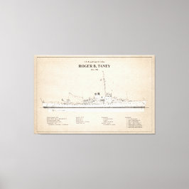 Lienzo USCG Roger B. Taney whec-37 - SBD
