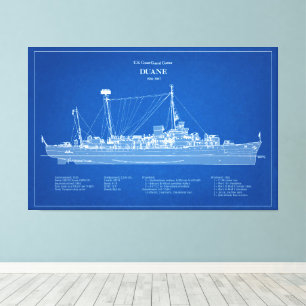 Lienzo USCGC Duane wpg-33 - ABD
