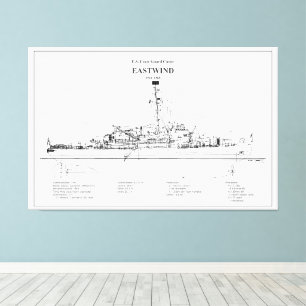 Lienzo USCGC Eastwind wagb-279 - BD