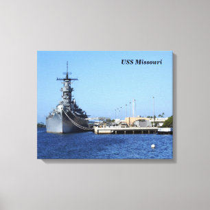 Lienzo USS Missouri envolvió la lona
