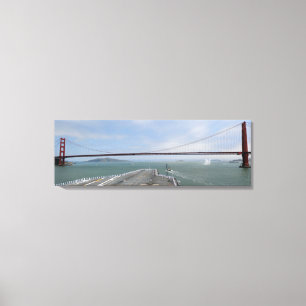 Lienzo USS Nimitz en la Puerta de Oro