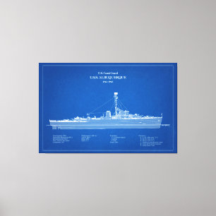 Lienzo USS USS Albuquerque PF-7 - ABD