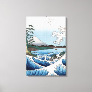 Lienzo Utagawa Hiroshige - Mar de Satta, provincia de Sur