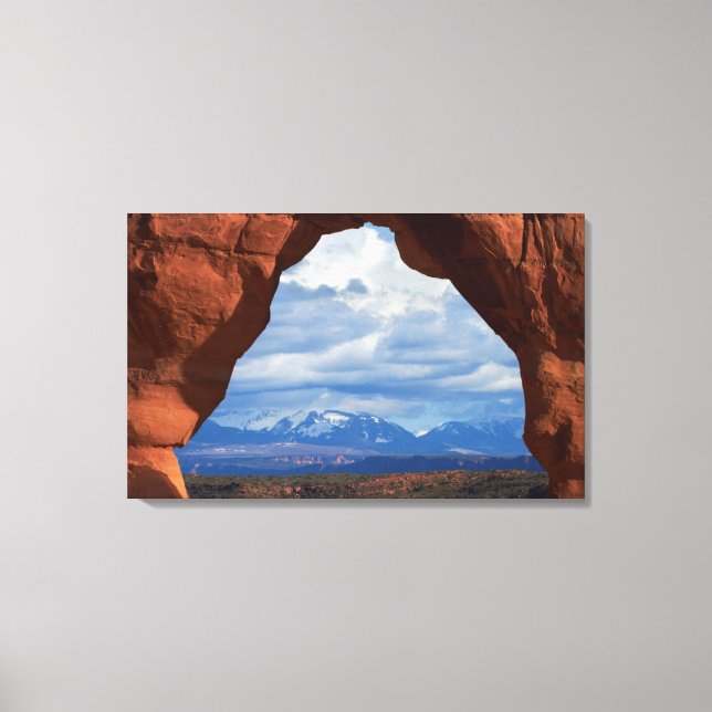 Lienzo Utah, Parque Nacional Arcos, Arco Delicado (Anverso)