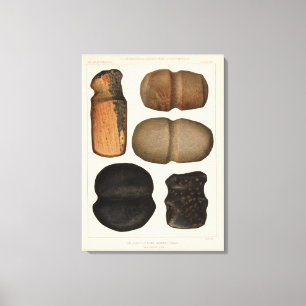 Lienzo Utensilios de piedra XIX, Nuevo México