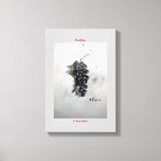 Lienzo Uvas/Grapes (Anverso)