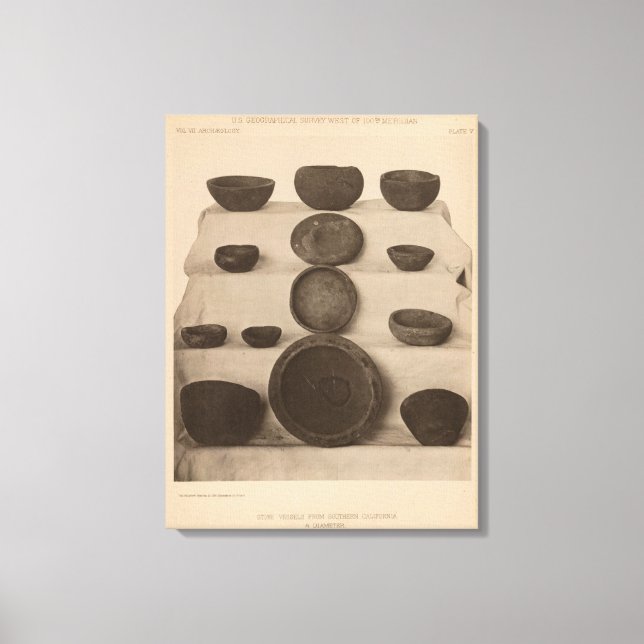 Lienzo V Buques de piedra, So California (Anverso)