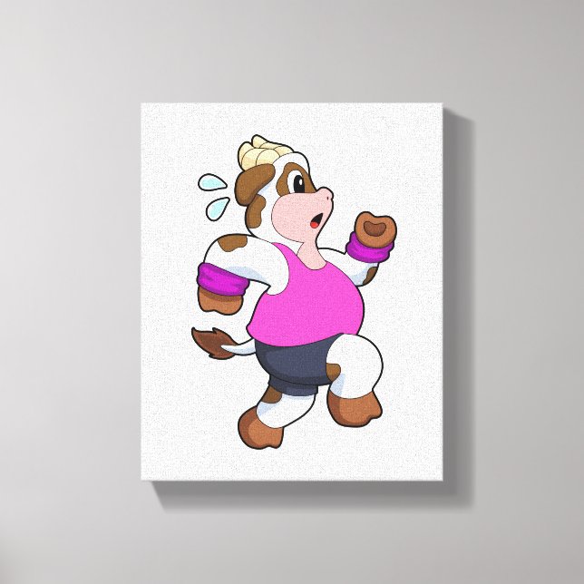 Lienzo Vaca en ejecución (Anverso)