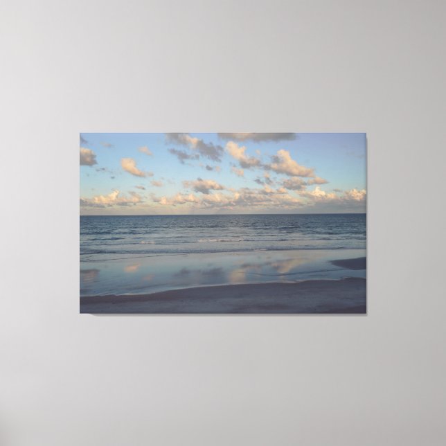 Lienzo Vacaciones costeras acuáticas en el océano tropica (Anverso)