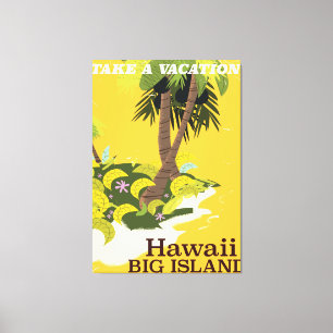 Lienzo Vacaciones en la gran isla de Hawái