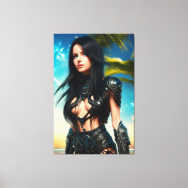 Lienzo Vacaciones tropicales de Alien 069