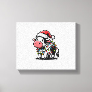 Lienzo Vacas Navidades Vestidos Vestidos Para Niños