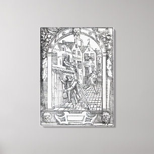 Lienzo Vaciar los potes de cámara