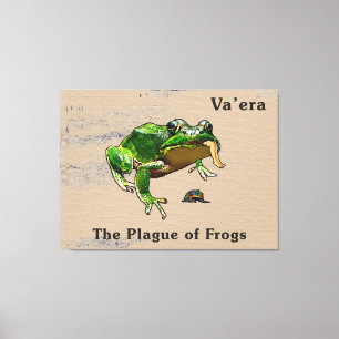 Lienzo Va'era - Ranas