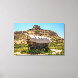 Lienzo Vagón cubierto en el Monumento Nacional de Escocia